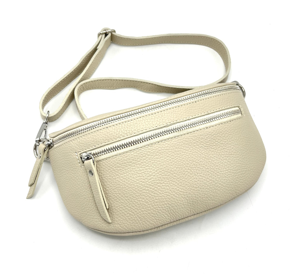 Genuine leather crossbody bag, Made in Italy, art. 112467