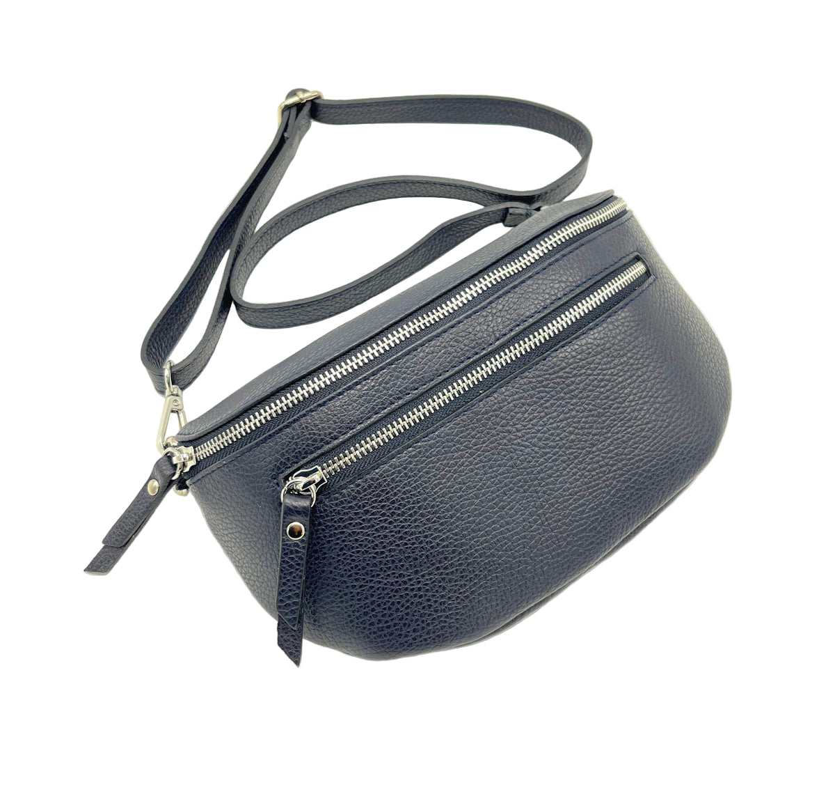 Genuine leather crossbody bag, Made in Italy, art. 112467