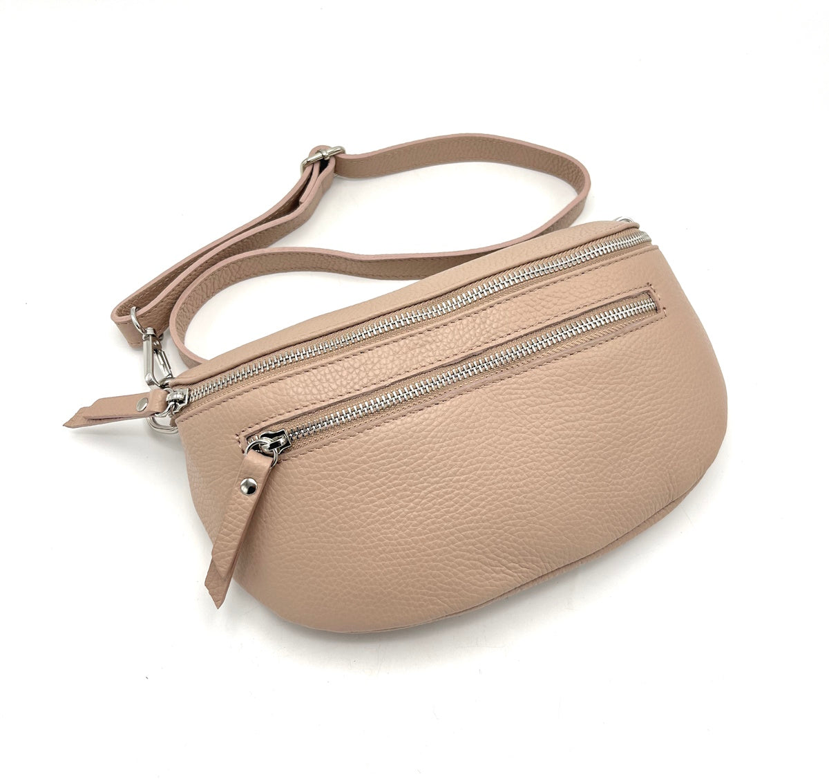 Genuine leather crossbody bag, Made in Italy, art. 112467