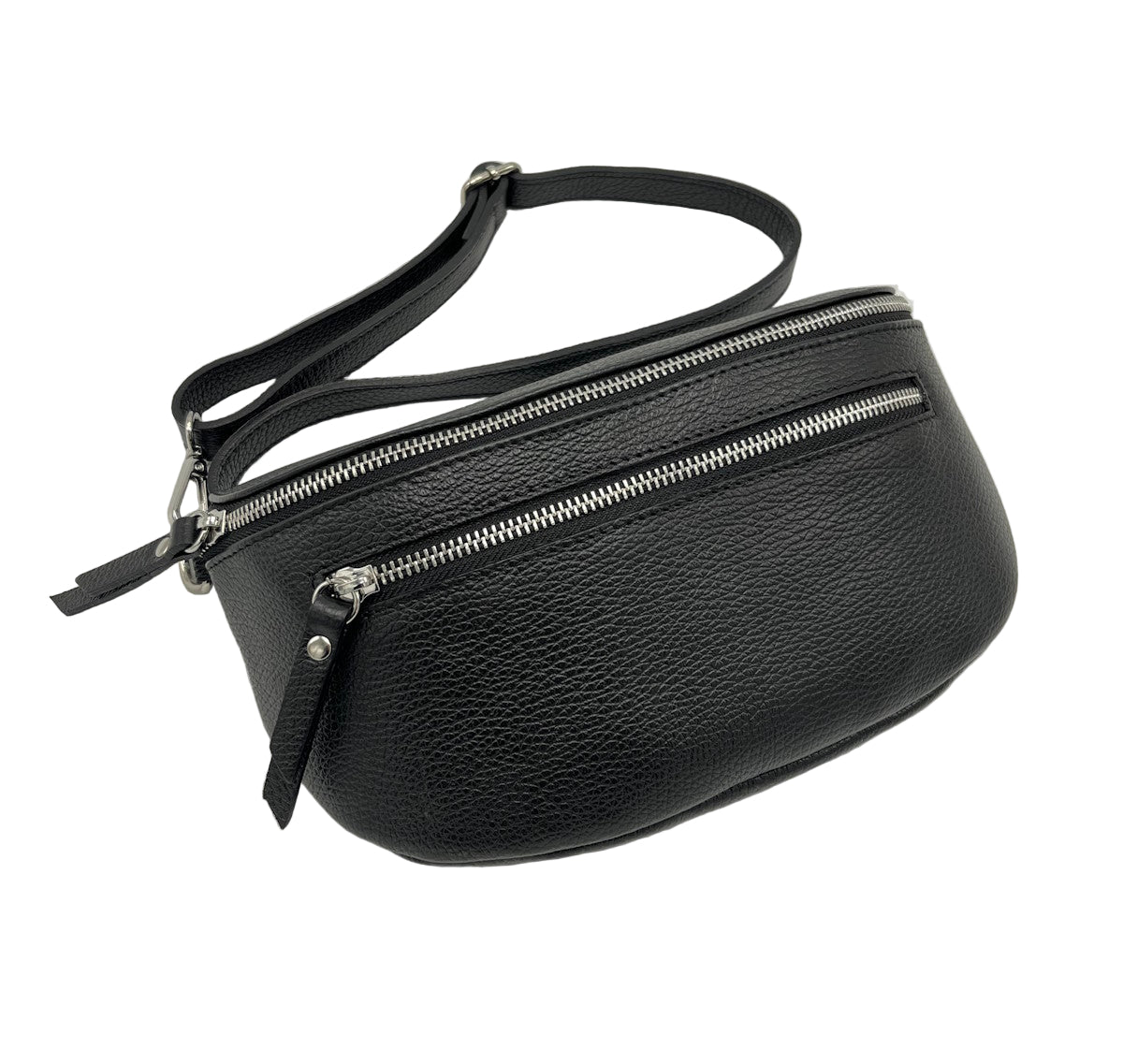 Genuine leather crossbody bag, Made in Italy, art. 112467