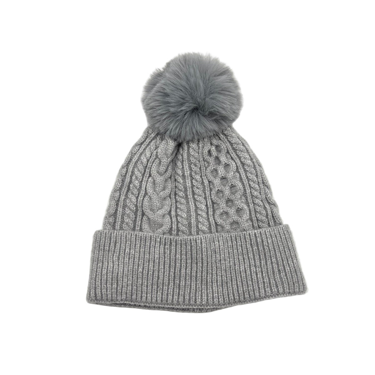 Women's knitted beanie with gift bag, Coveri Collection, art. 253302B