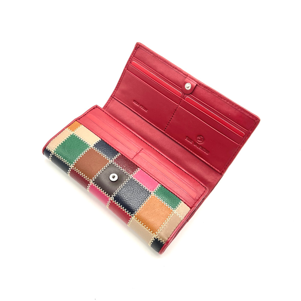 Women's Genuine Leather Patchwork Wallet, art. 895.500