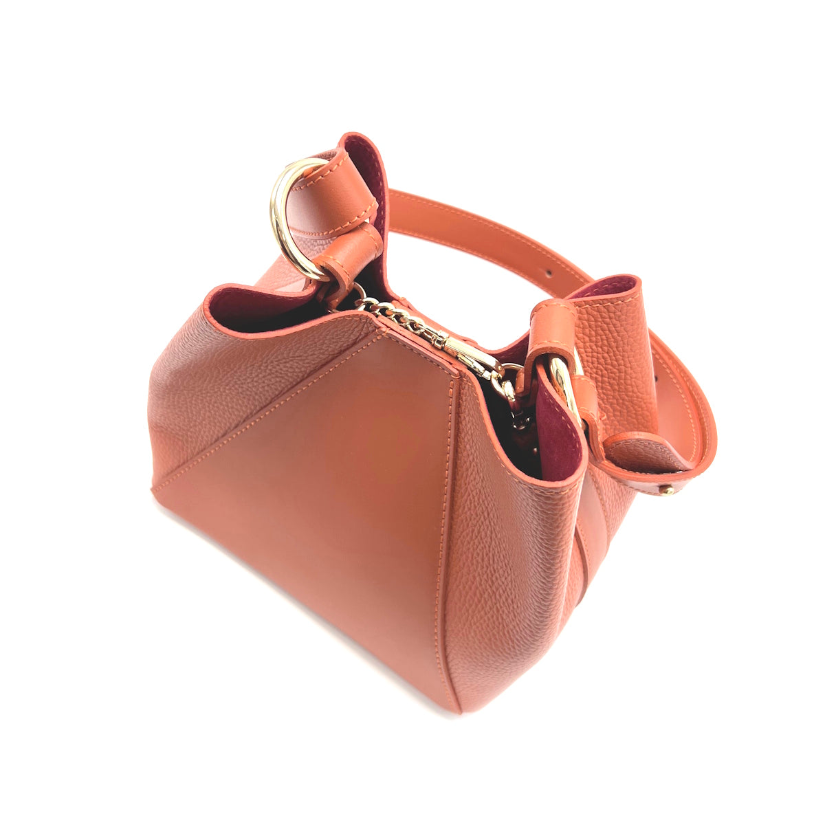 Genuine Leather Crossbody Bag for Women, Made in Italy, Art. 112671