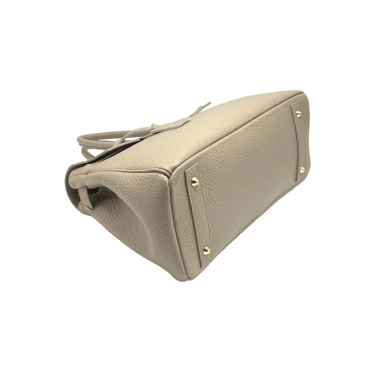 Genuine Leather Handbag, Big size, Made in Italy, art. 112672