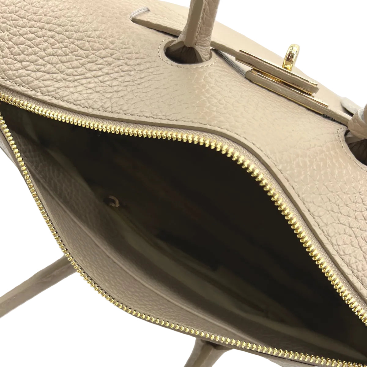 Genuine Leather Handbag, Big size, Made in Italy, art. 112672