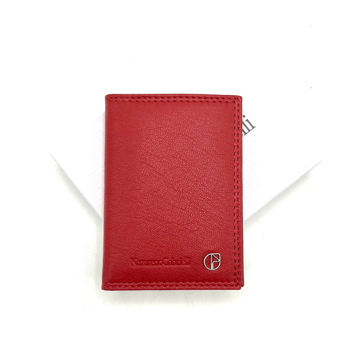 Portacarte in vera pelle, N.Gabrielli, art. PDK391-23