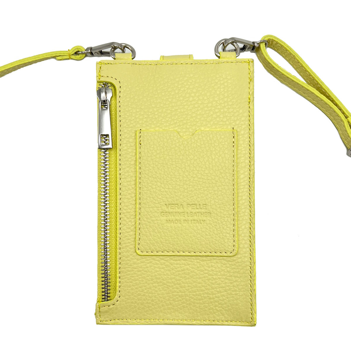 Summer collection, genuine leather phone bag, Made in Italy, art. 112560