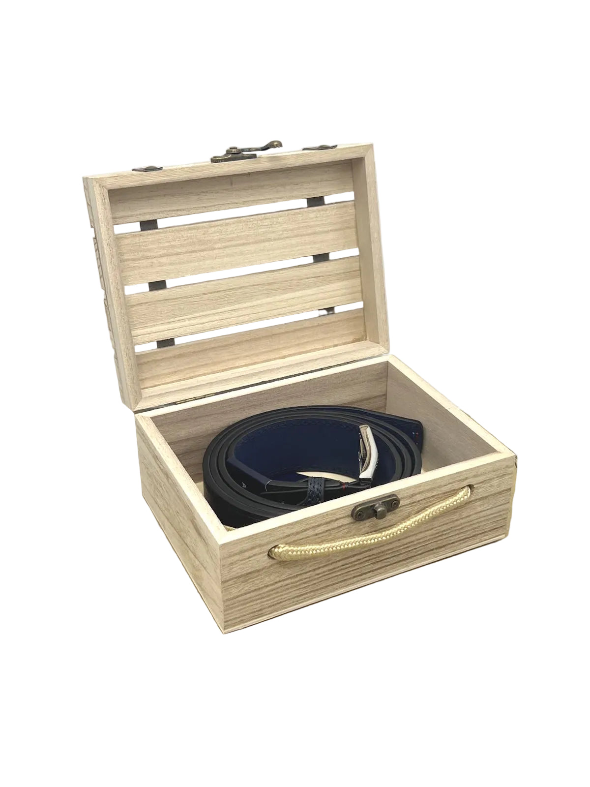 Christmas Gift for Him | Men's Belt with Wooden Gift Box, Art. CDK043