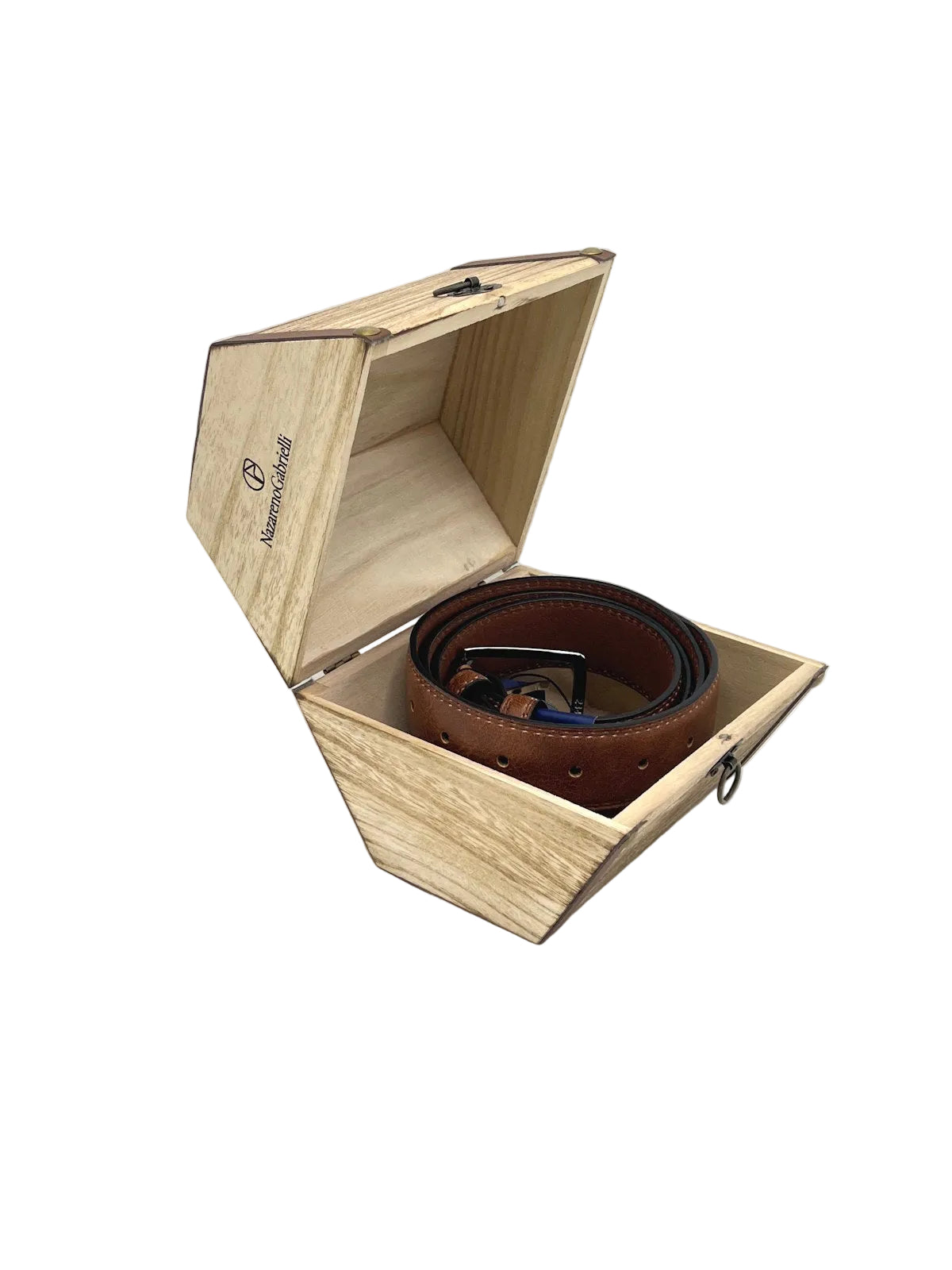 Christmas Gift for Him | Men's Belt with Wooden Gift Box, Art. CDK052