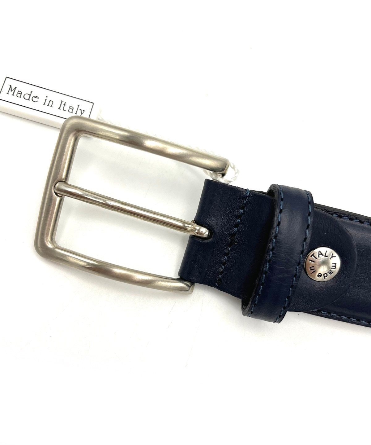 Genuine leather belt, Handmade in Italy, Brand Enrico Coveri,  art. EC3509