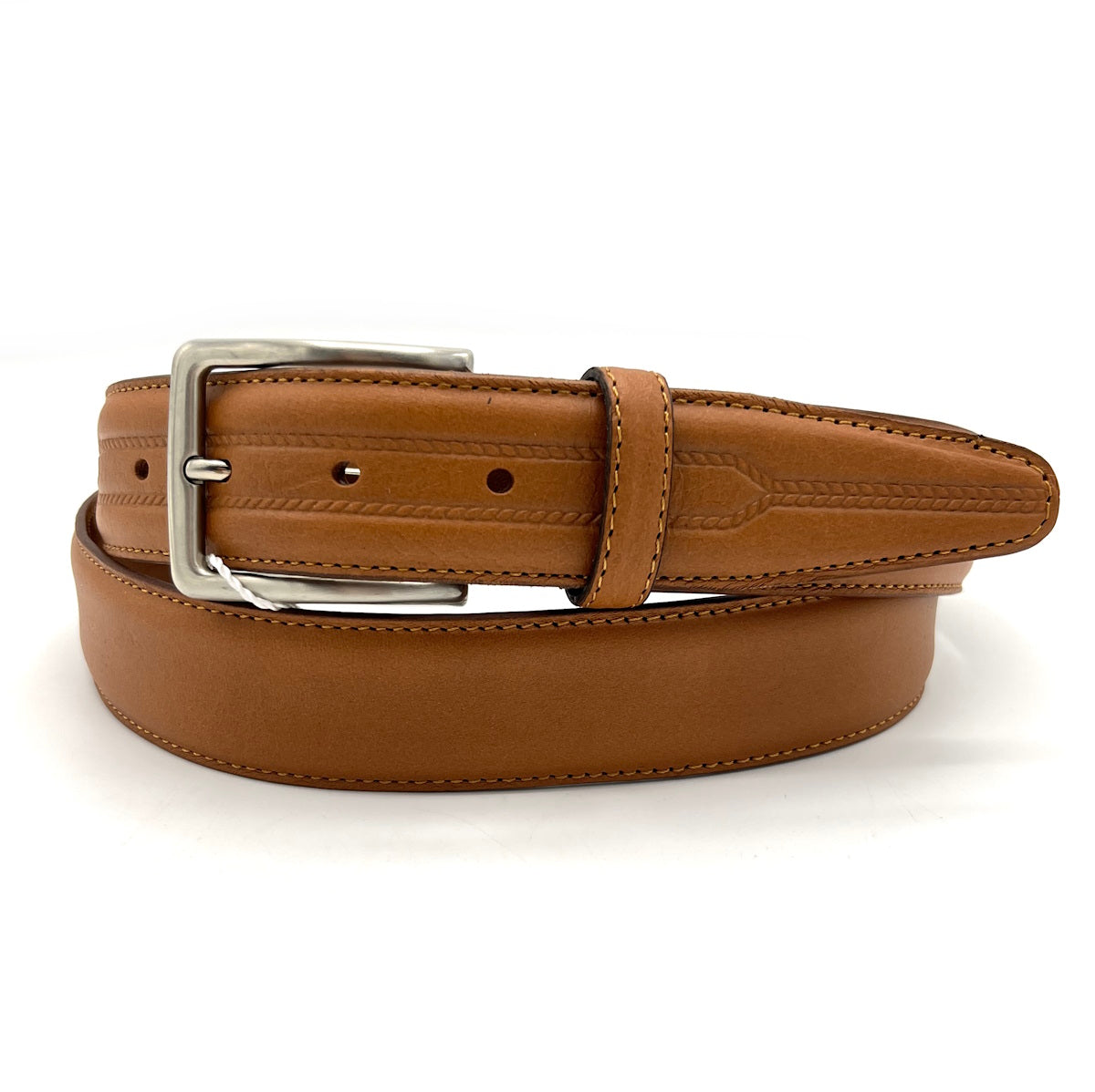 Genuine leather belt, Handmade in Italy, Brand Enrico Coveri,  art. EC3509
