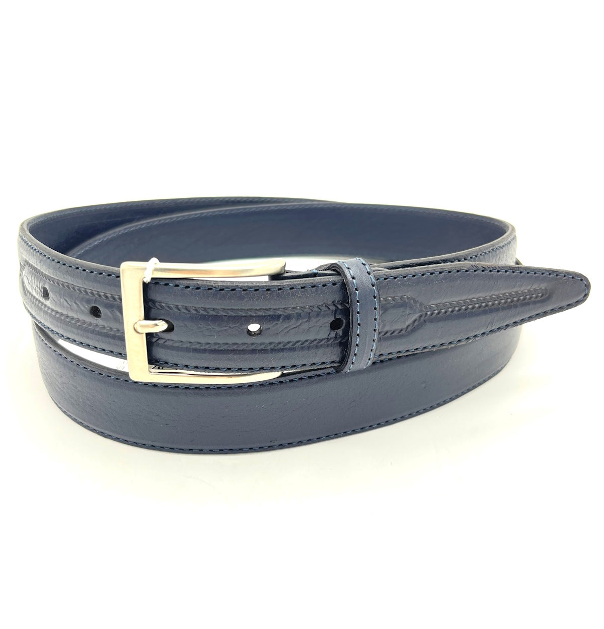 Genuine leather belt, Handmade in Italy, Brand Enrico Coveri, art. EC3009