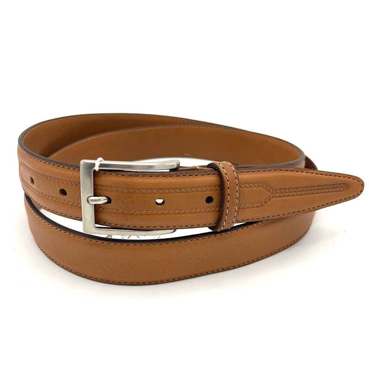 Genuine leather belt, Handmade in Italy, Brand Enrico Coveri, art. EC3009