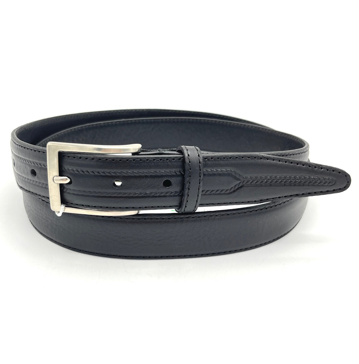 Genuine leather belt, Handmade in Italy, Brand Enrico Coveri, art. EC3009
