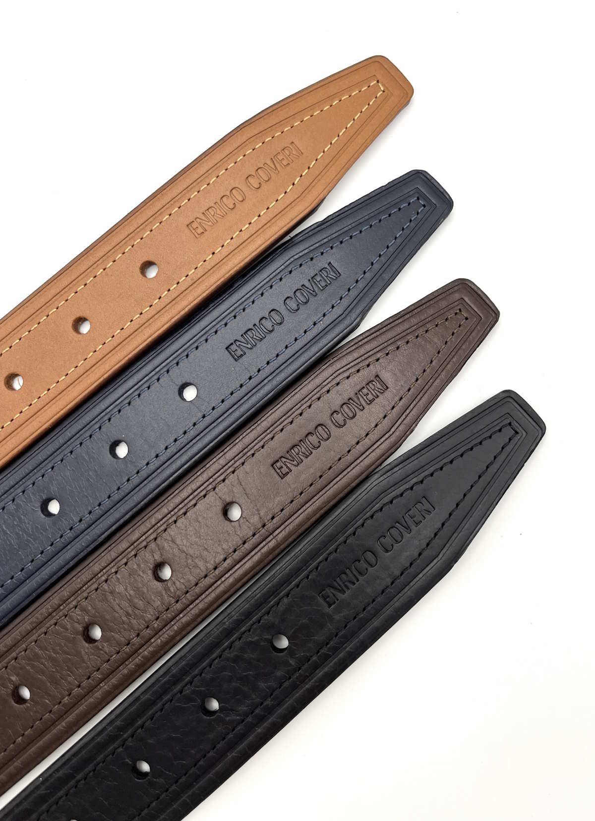 Genuine leather belt, Handmade in Italy, Brand Enrico Coveri, art. EC3503