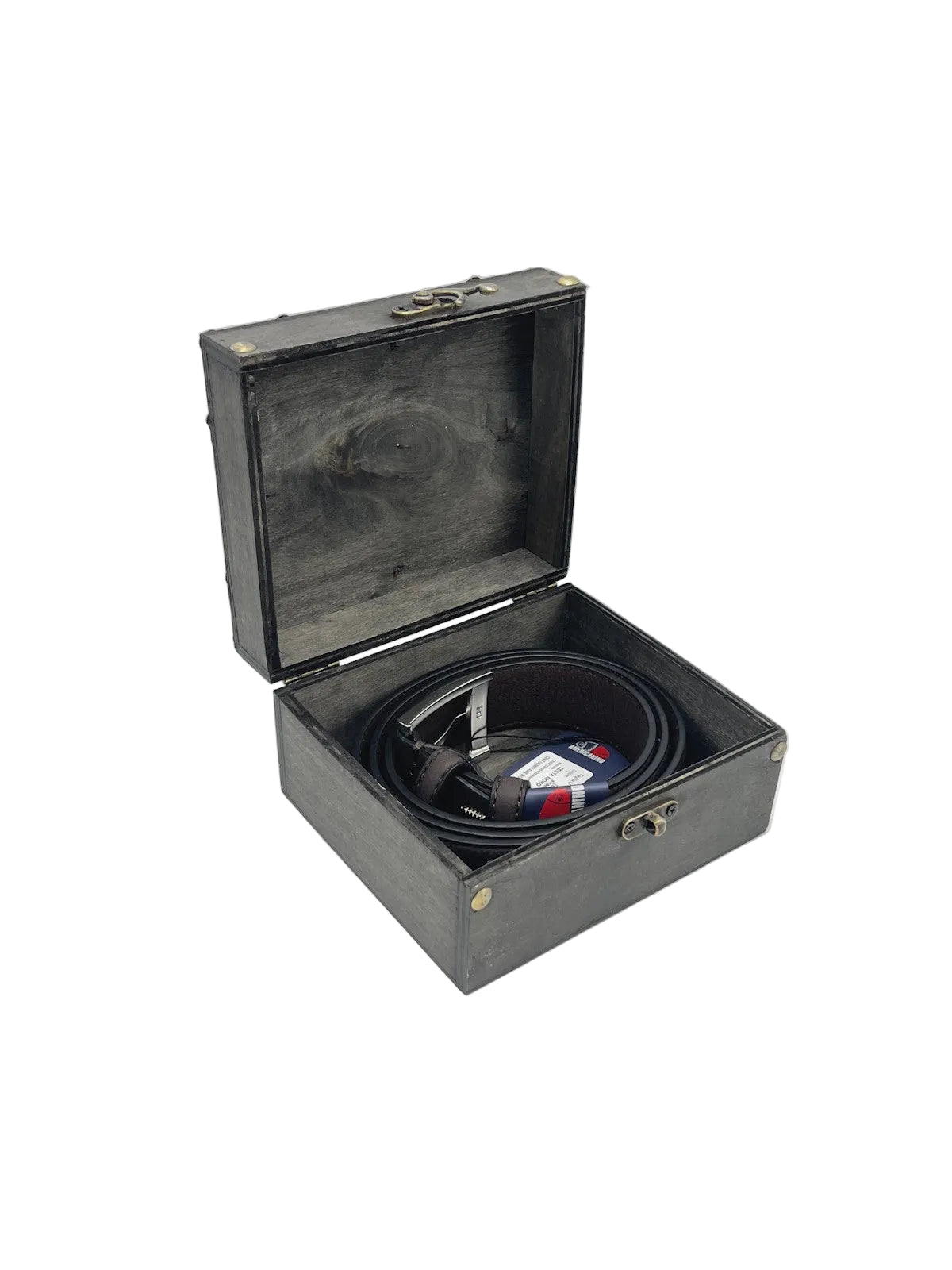 Christmas Gift for Him | Men's Belt with Wooden Gift Box, Art. CDK064