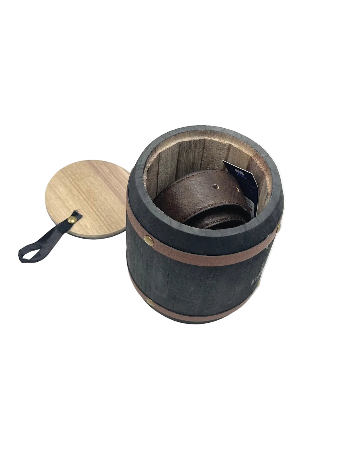 Christmas Gift for Him | Men's Belt with Wooden Gift Box, Art. CDK066