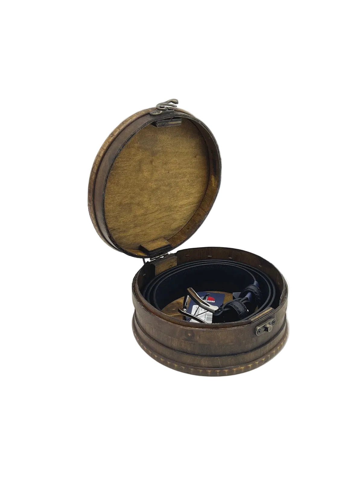 Christmas Gift for Him | Men's Belt with Wooden Gift Box, Art. CDK069