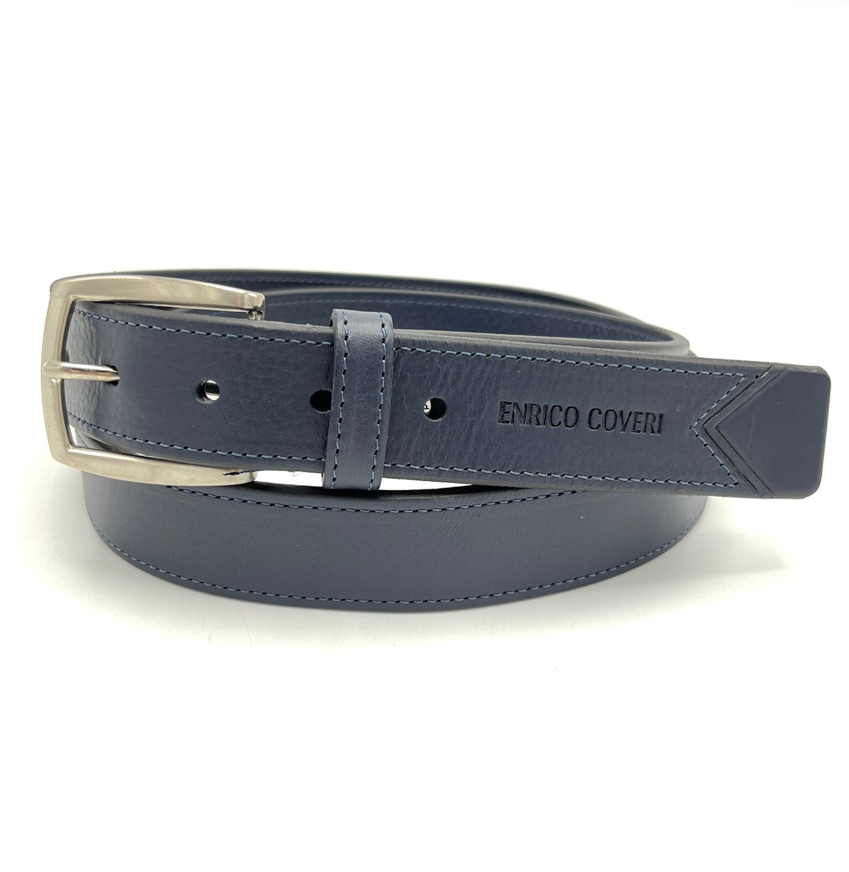 Genuine leather belt, Handmade in Italy, Brand Enrico Coveri, art. EC3505
