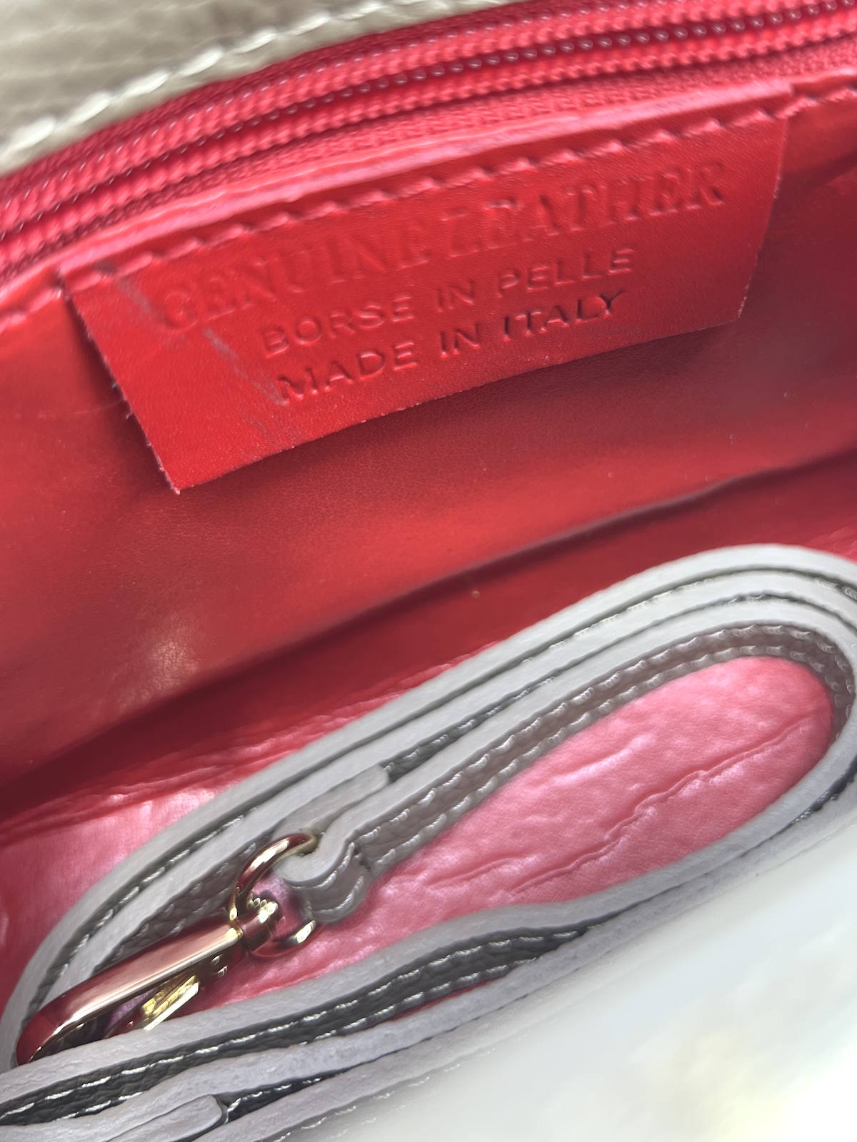 Mini Genuine Leather Shoulder Bag, Made in Italy, art. 609412