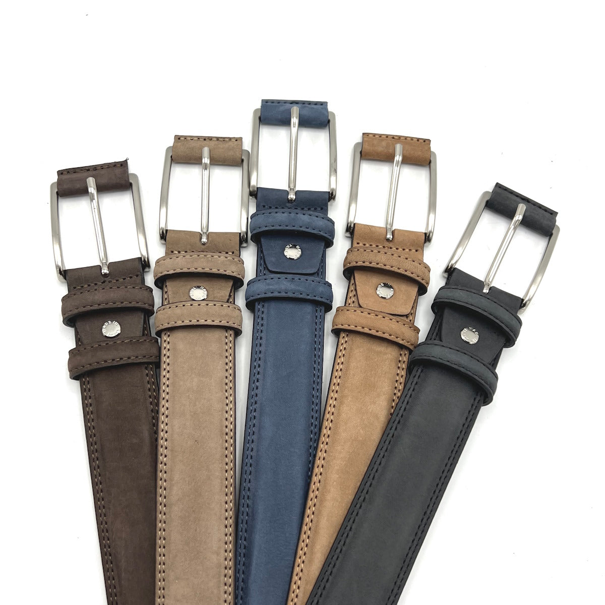 Vintage effect genuine leather belts for men, Made in Italy, Suie Valentini, art. 1650/35.391