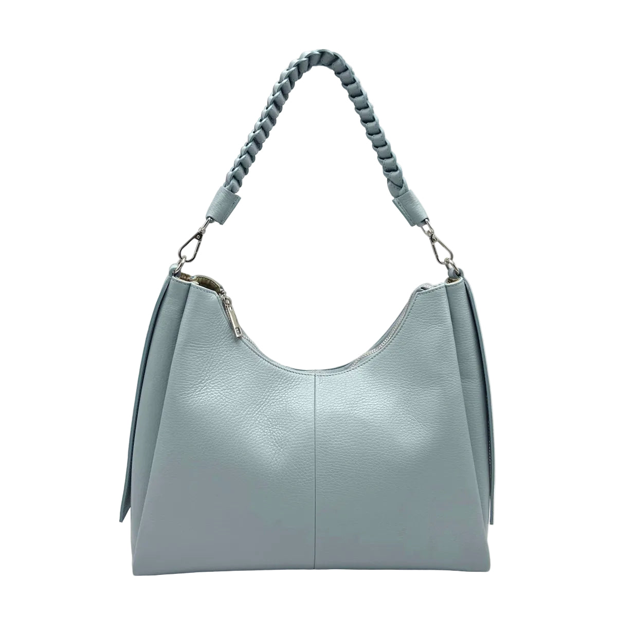 Borsa a tracolla in vera pelle con tracolla, Made in Italy, art. 112648