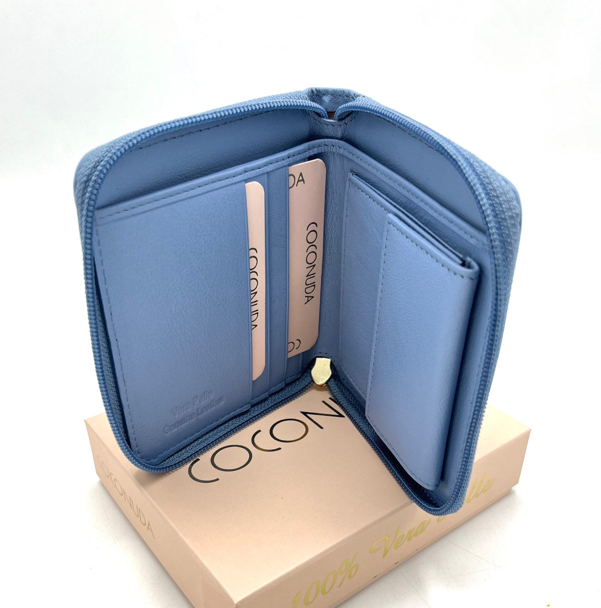 Portafoglio in vera pelle, Coconuda, art. PDK404-73