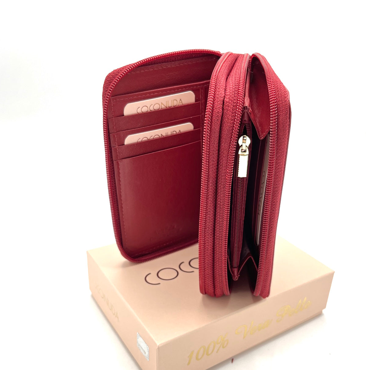 Portafoglio in vera pelle, Coconuda, art. PDK404-69