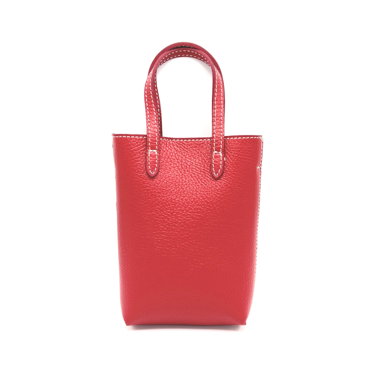 Summer collection, genuine leather phone bag, Made in Italy, art. 112561