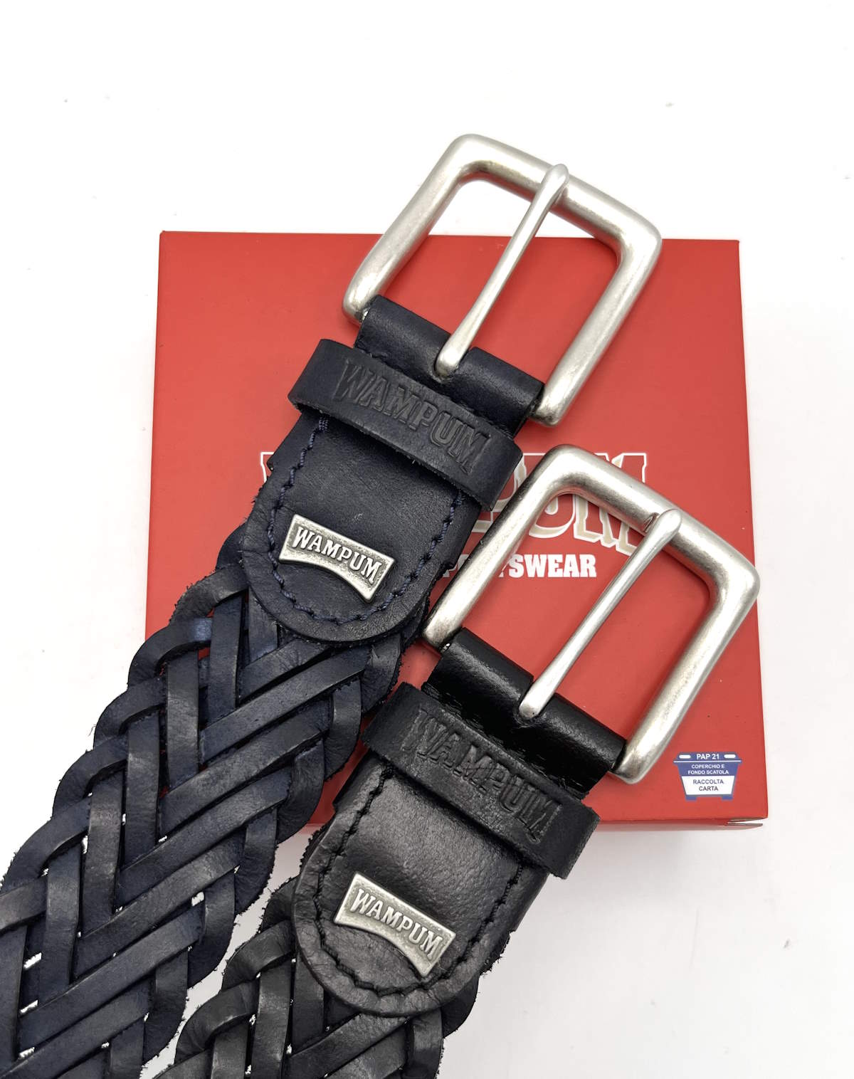 Genuine leather belt, Brand Wampum, art. DK474/35