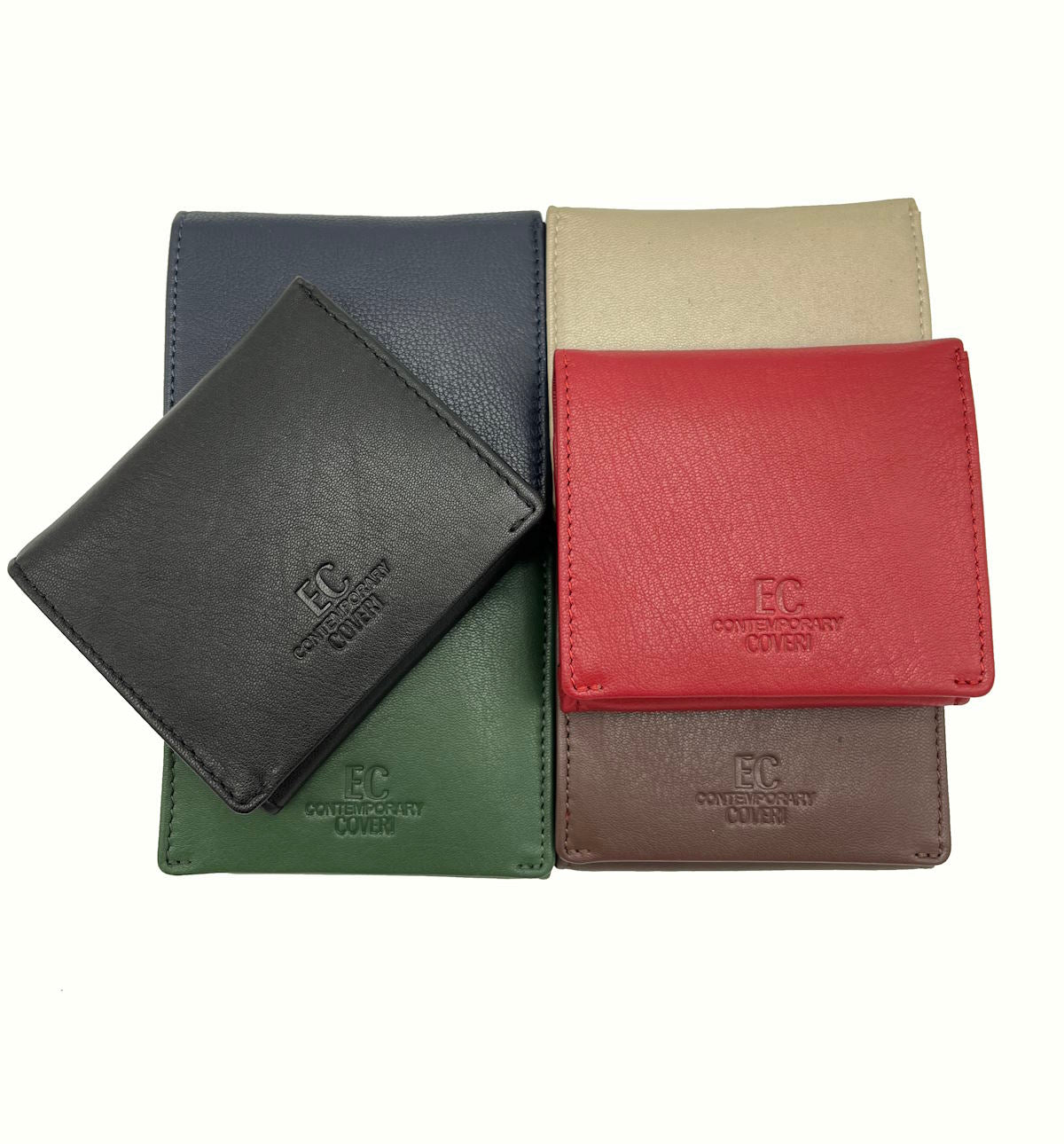 Genuine leather wallet, Brand EC COVERI, art. EC23760-45