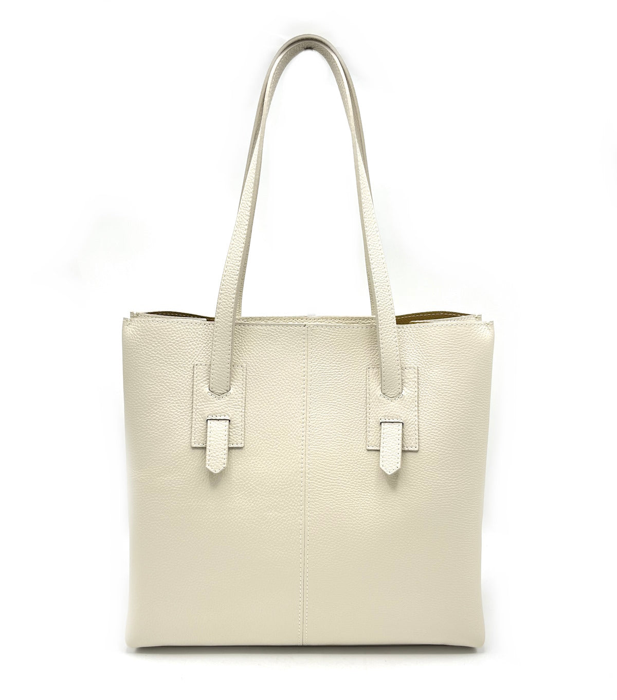 Borsa tote in vera pelle, Made in Italy, art. 112473