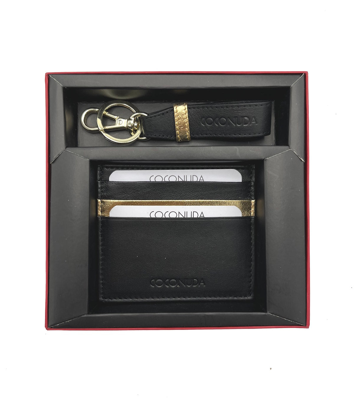 Gift box, set of Card Holder and Keychain, brand Coconuda, art. PDK200