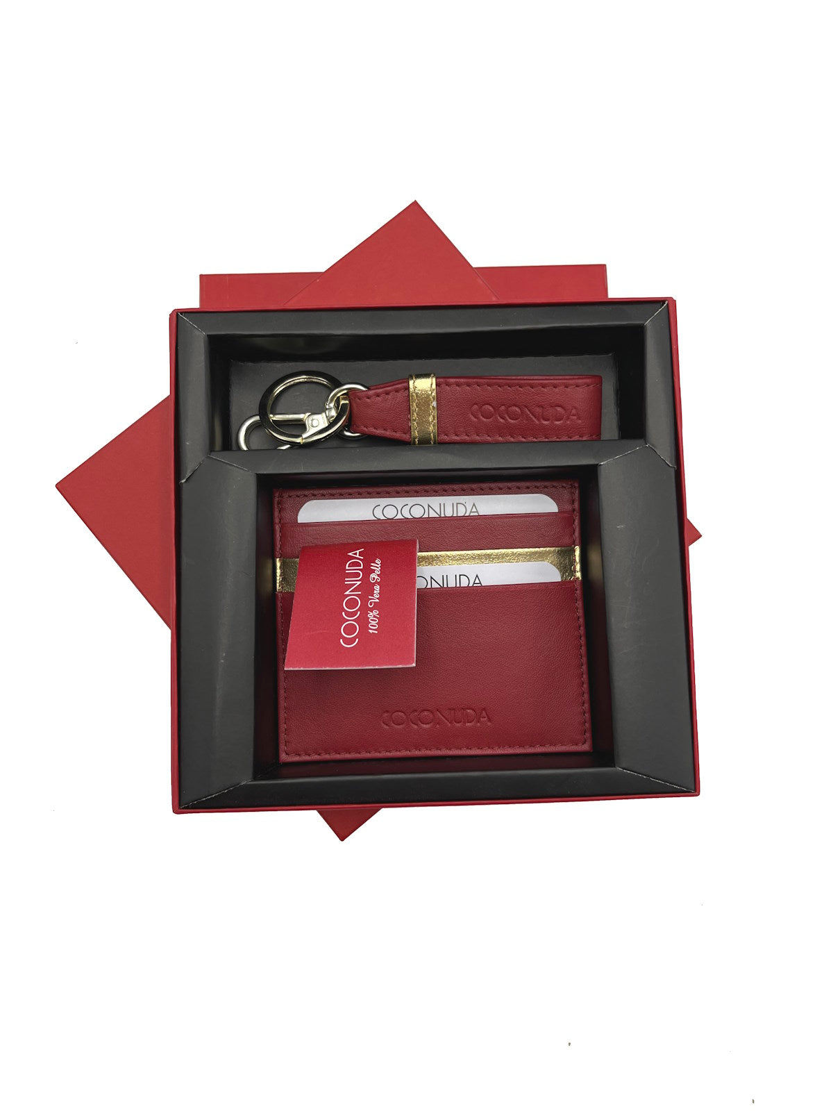 Gift box, set of Card Holder and Keychain, brand Coconuda, art. PDK200