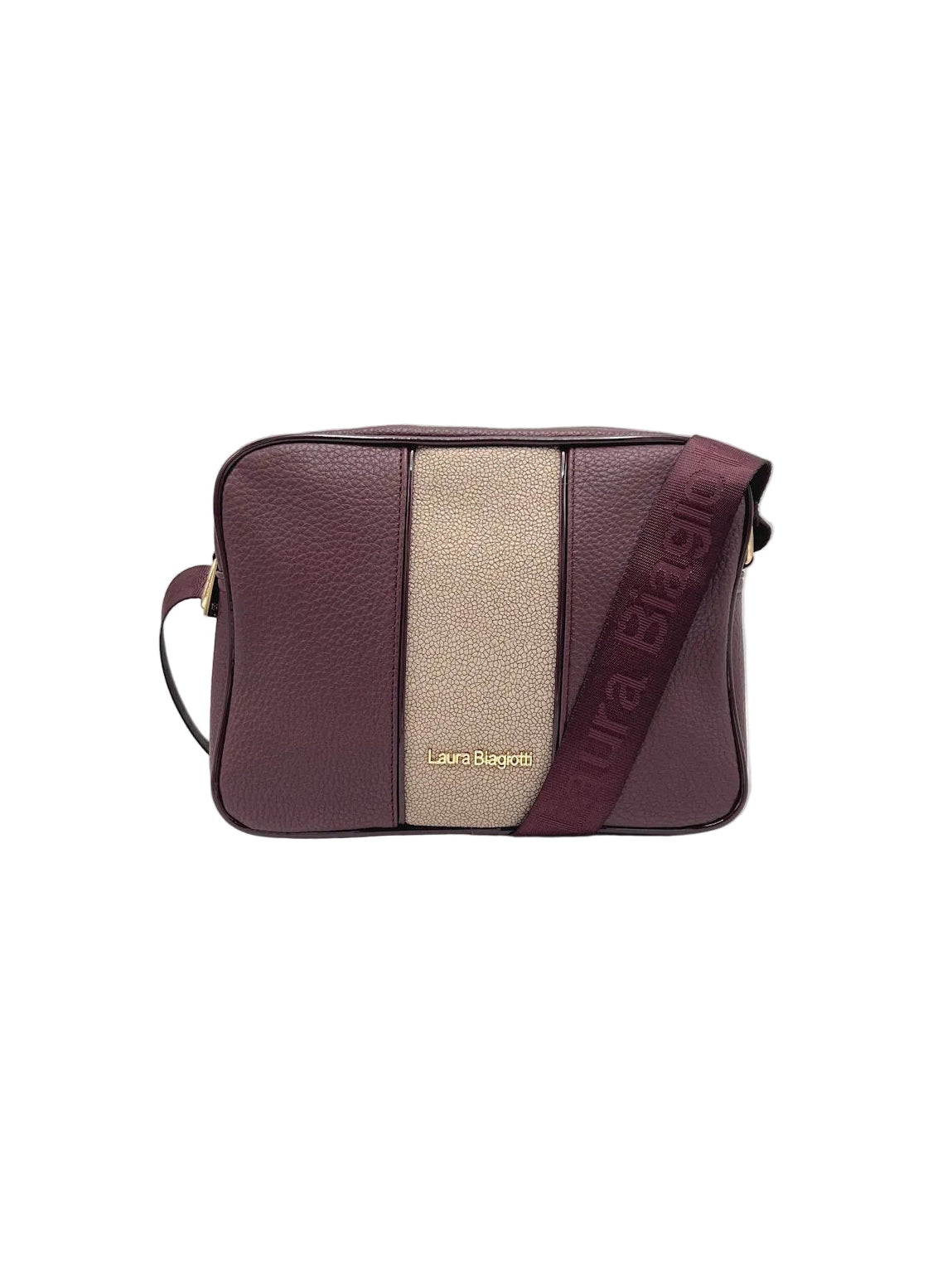Double-Zip Compartment Crossbody Bag, Laura Biagiotti, art. LB104-5.290