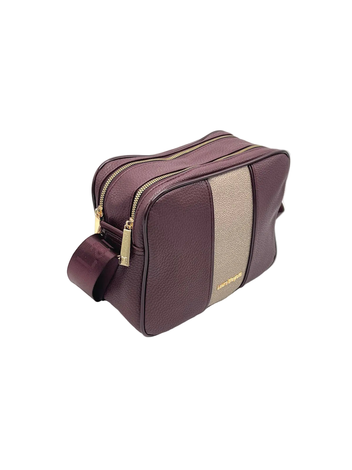 Double-Zip Compartment Crossbody Bag, Laura Biagiotti, art. LB104-5.290