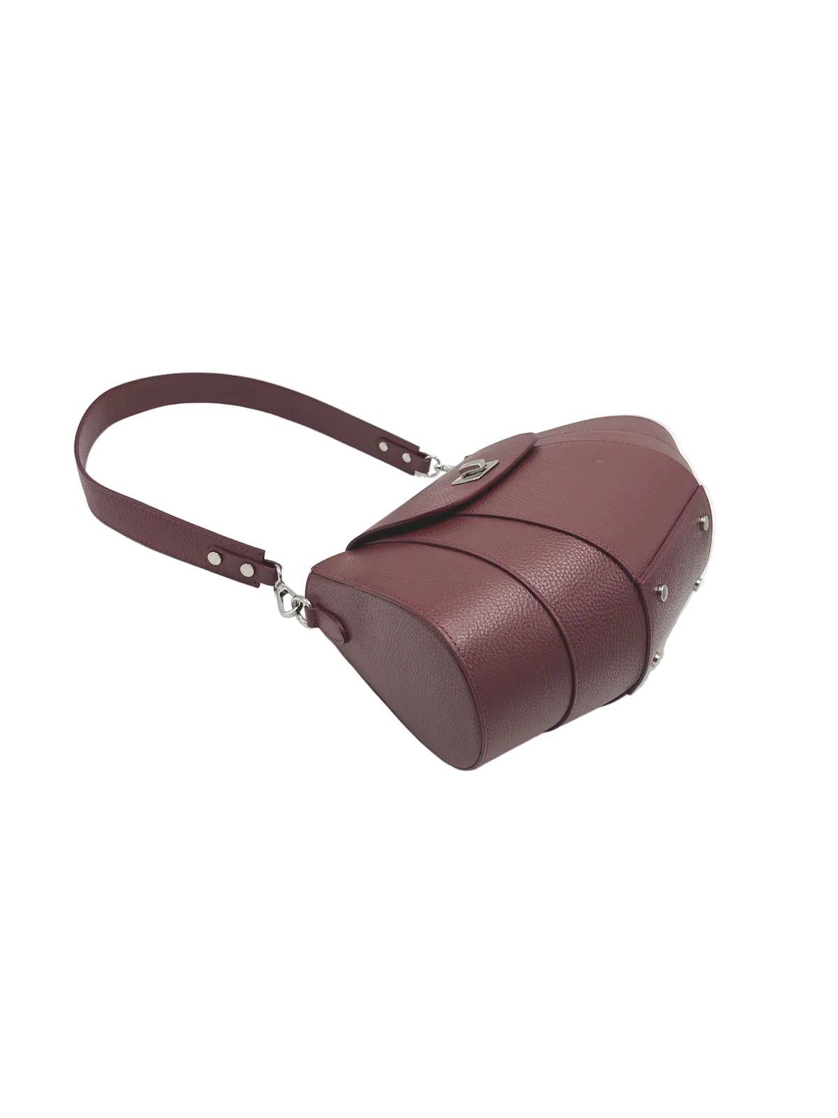 Women’s Genuine Leather Shoulder Bag with Detachable Strap, Made in Italy, art. 112793