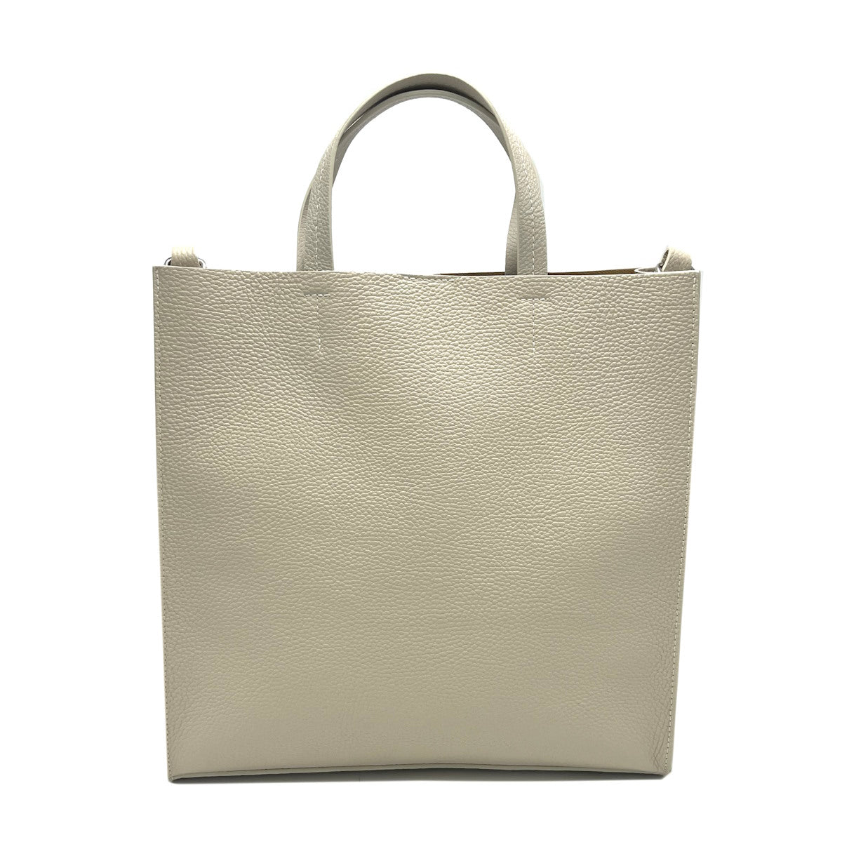 Genuine leather shoulder bag, Made in Italy, Big size, art. 112567