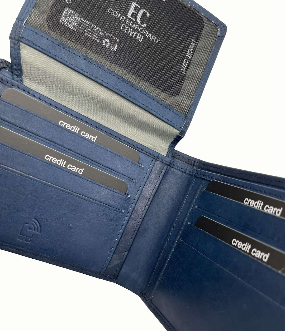 Genuine leather Wallet, Brand EC COVERI, art. EC23762-06
