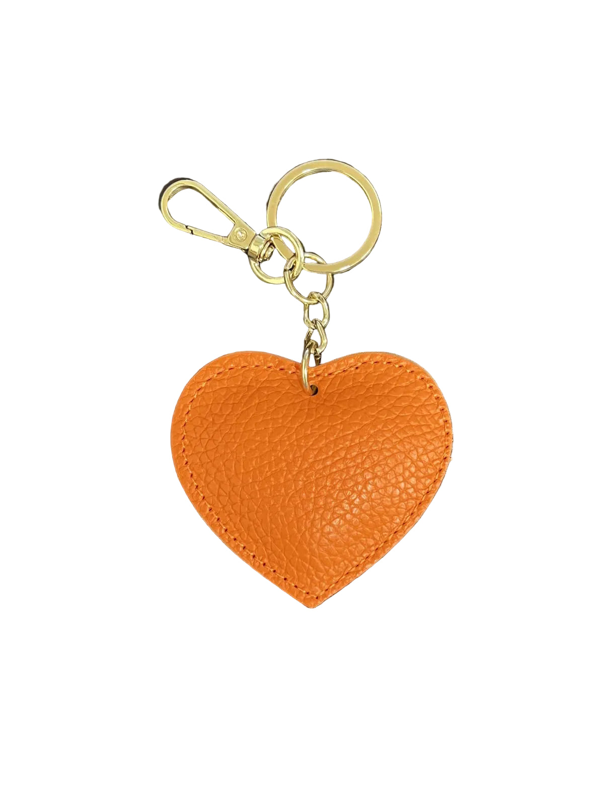 Genuine Leather Heart Keychain & Bag Charm, art. PO08
