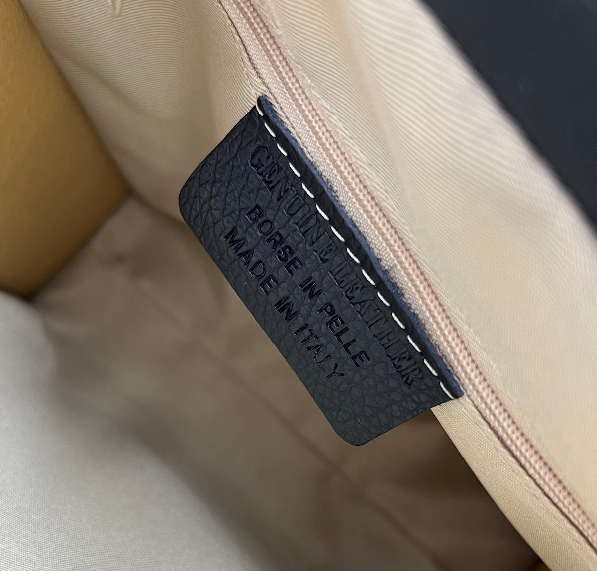 Genuine leather shoulder bag, Made in Italy, art. 112445/LA