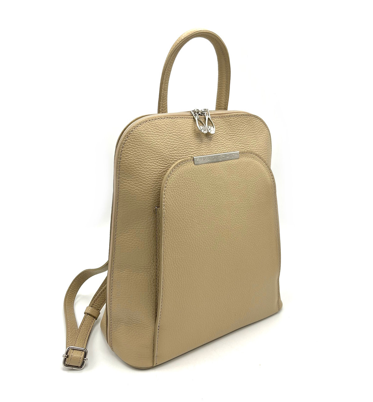 Zaino in vera pelle, da donna, made in Italy, art. 112427