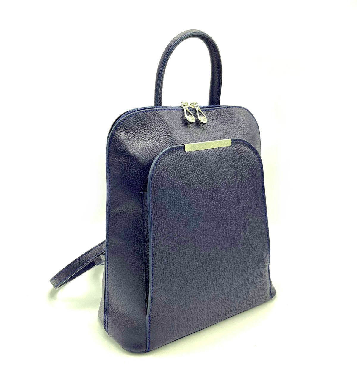 Genuine leather backpack, for women, made in Italy, art. 112427