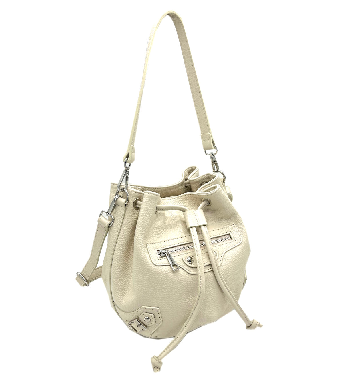 Genuine leather shoulder bag, for women, Made in Italy, art. 112457