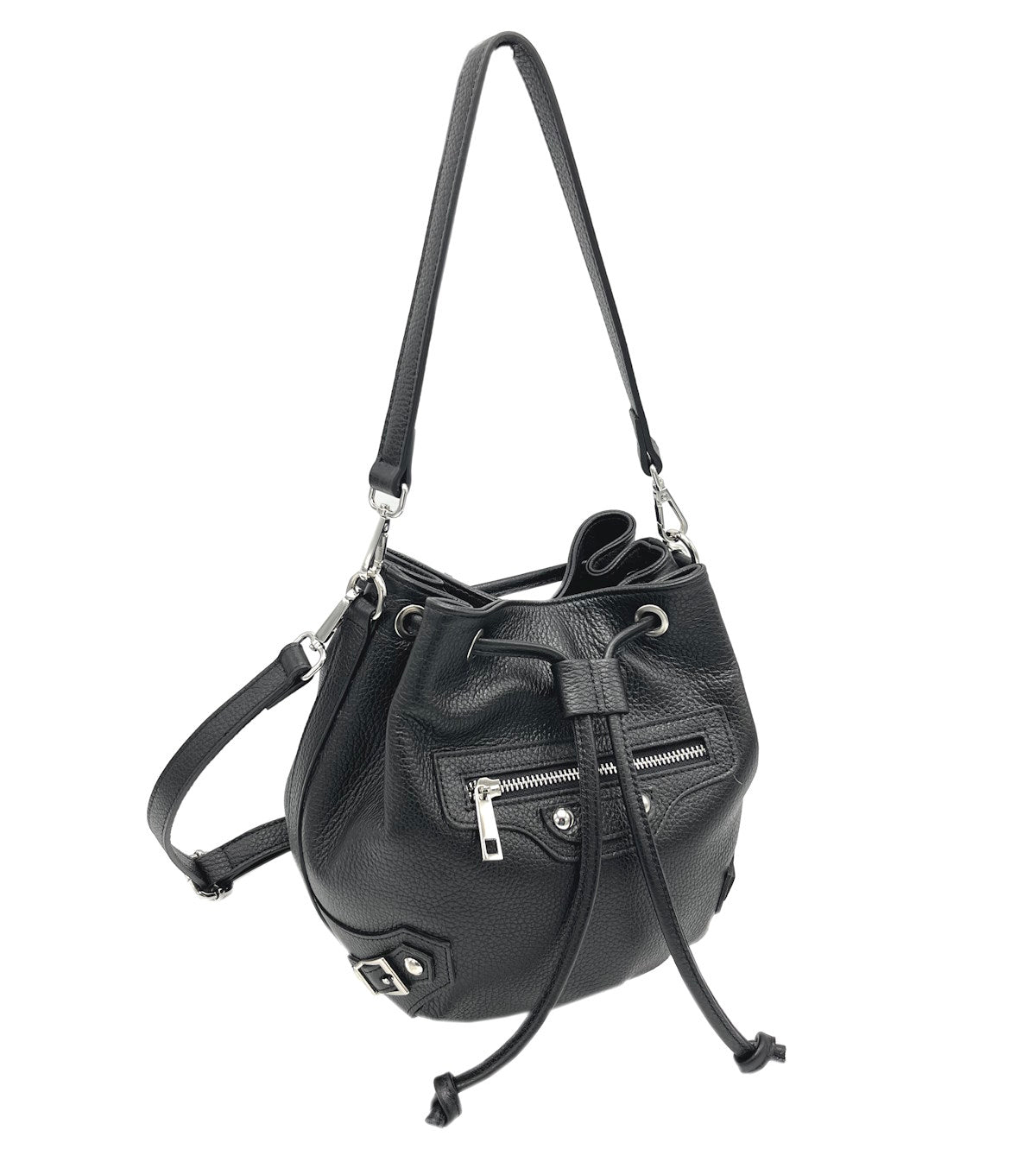 Genuine leather shoulder bag, for women, Made in Italy, art. 112457