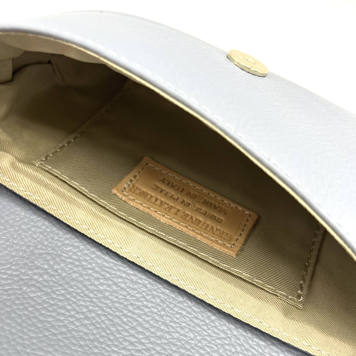 Small genuine leather shoulder bag, Made in Italy, art. 112489