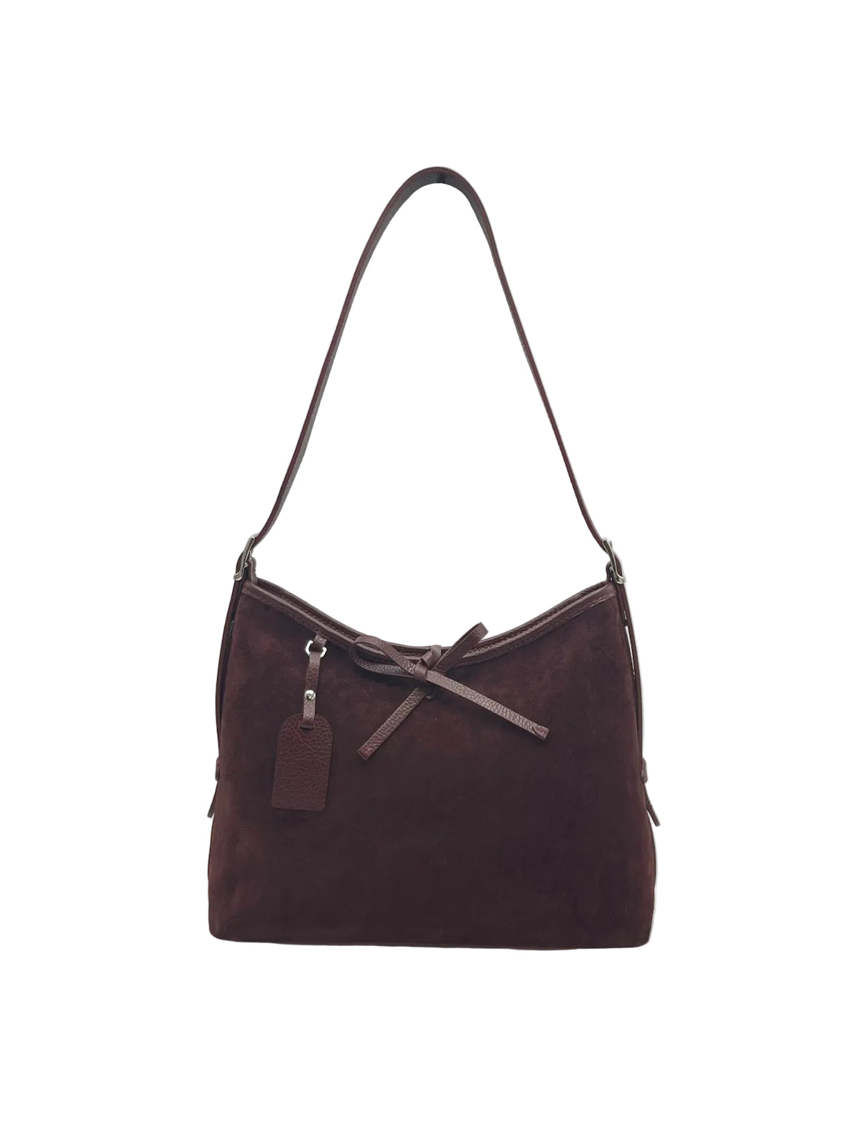 Genuine Leather and Suede Shoulder Bag, Made in Italy, art. 112798