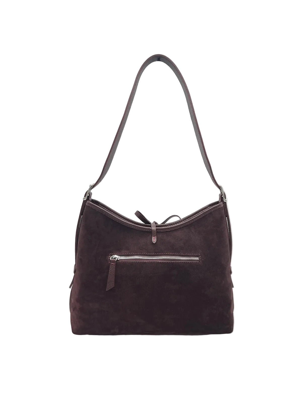 Genuine Leather and Suede Shoulder Bag, Made in Italy, art. 112798