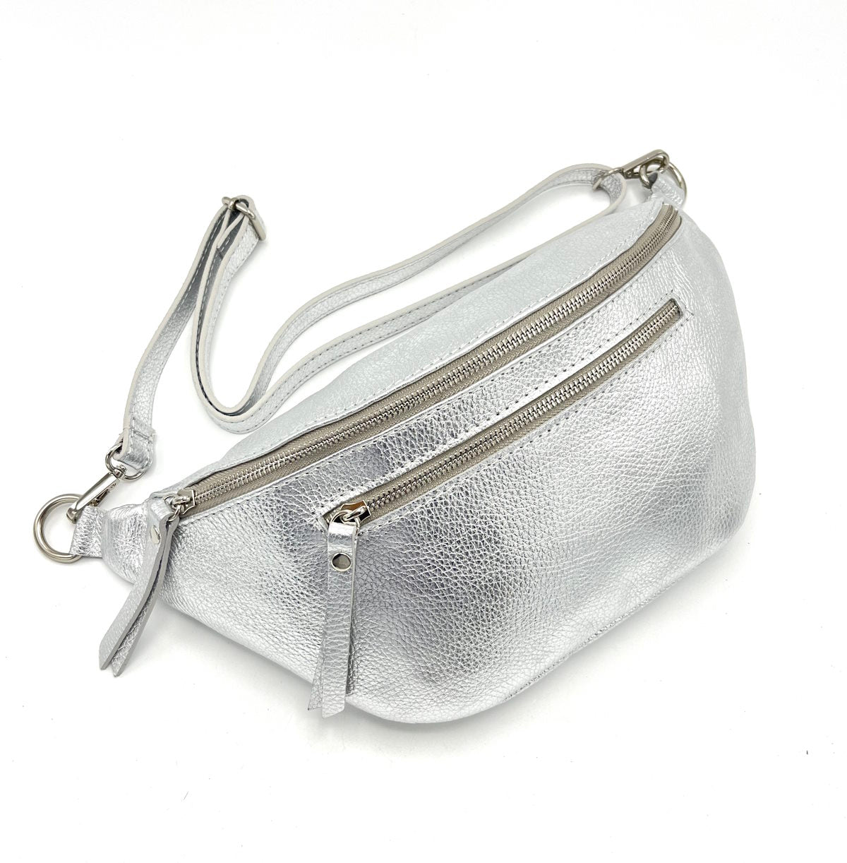 Firenze Outlet Borsa A Tracolla (bum Bag) In Vera Pelle Di Alta Qualità - Portafoglio, Borsa Da Viaggio O Per La Sicurezza, Marchio Lorenz Borsa A Tracolla Ventrale Pelle Genuina - Foto 4