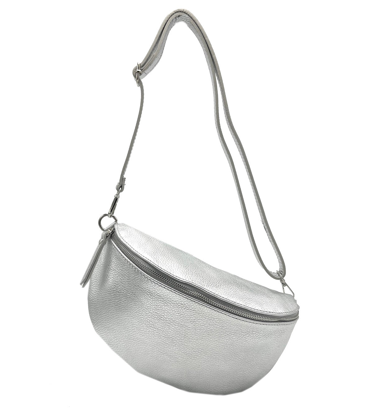 Genuine leather crossbody bag, Made in Italy, art. 112452/LA